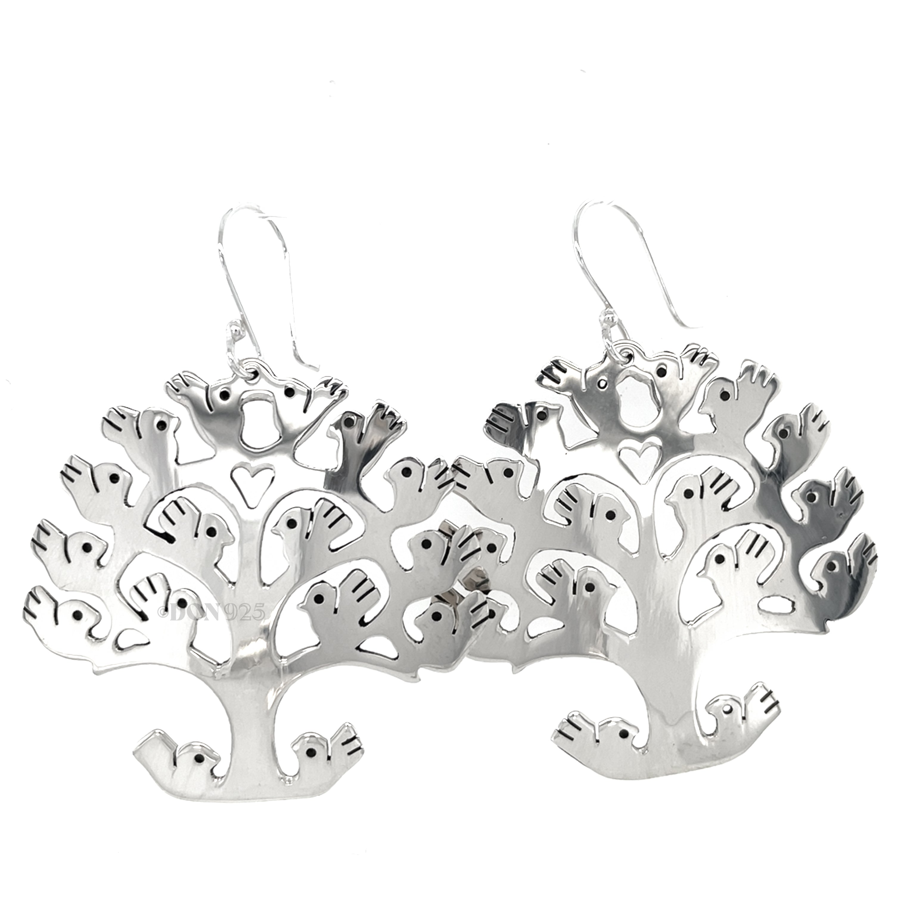 Tree of Life Gold (Medium size)- plated Sterling Silver Earrings Tree of Life Gold (Medium size)- plated Sterling Silver Earrings