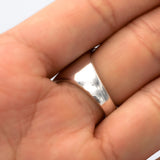 Sterling Silver Three Dots Ring: Geometric Modern Statement Design