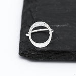 Sterling Silver O Ring: Minimalist Karma Ring