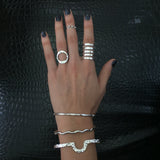 Sterling Silver O Ring: Minimalist Karma Ring