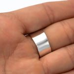 Sterling Silver Disco Ball V-Shape Ring