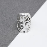 Sterling Silver Tree of Life Wide Ring