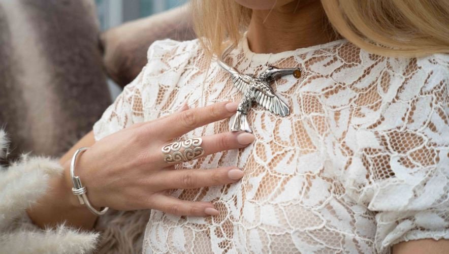Sterling Silver Curly Wrap Ring: Comfortable Long Boho Design