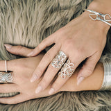 Sterling Silver Tree of Life Wide Ring