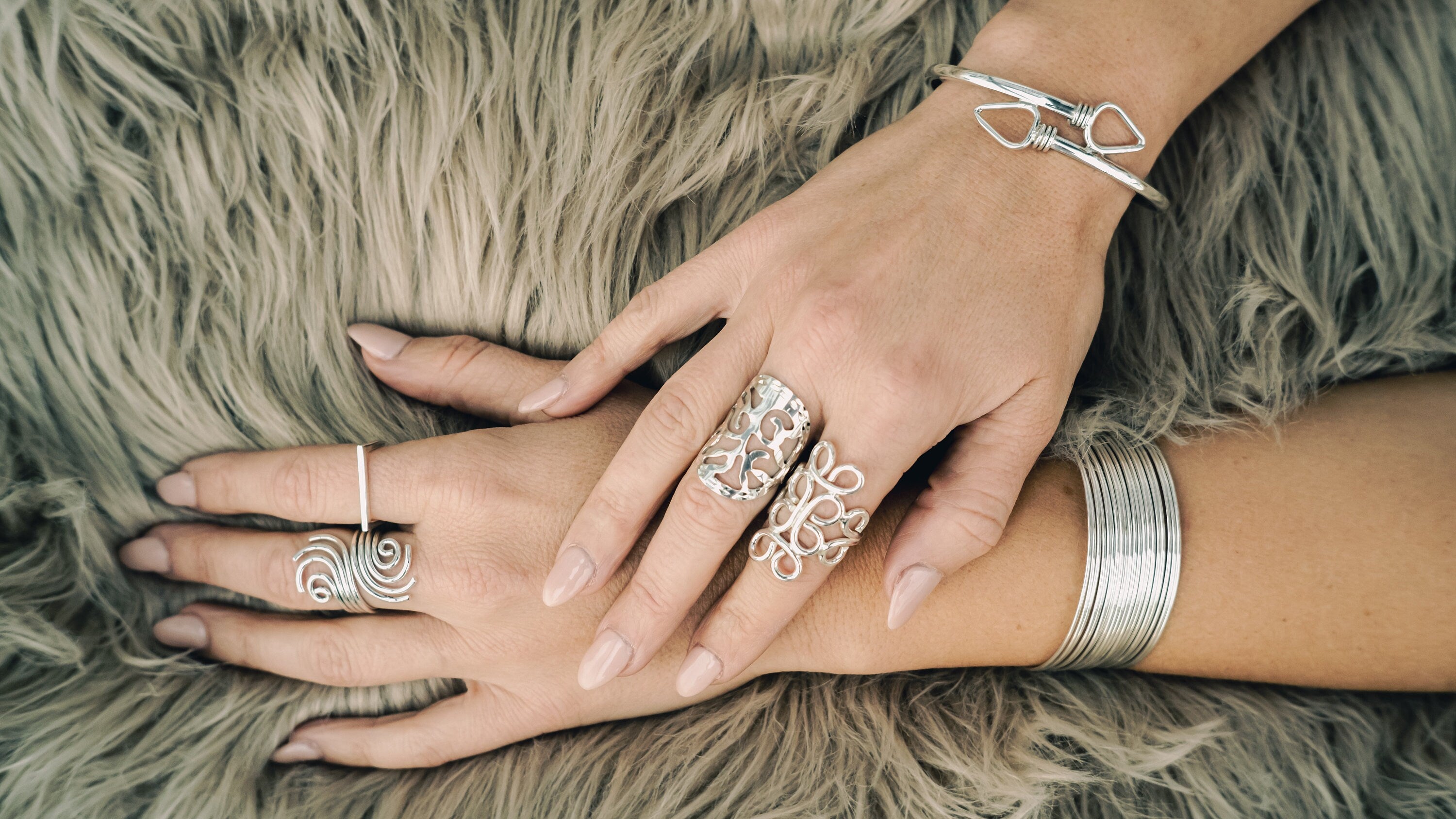 Sterling Silver Tree of Life Wide Ring