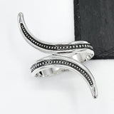 Wavy Sterling Silver Dotted Bangle: Mexican Studded Hinged Bracelet