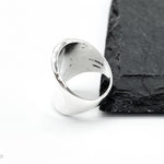 Sterling Silver Saddle Ring: Modern Boho Design