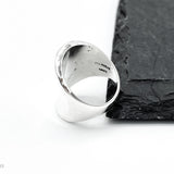 Sterling Silver Saddle Ring: Modern Boho Design