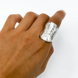 Sterling Silver Saddle Ring: Modern Boho Design