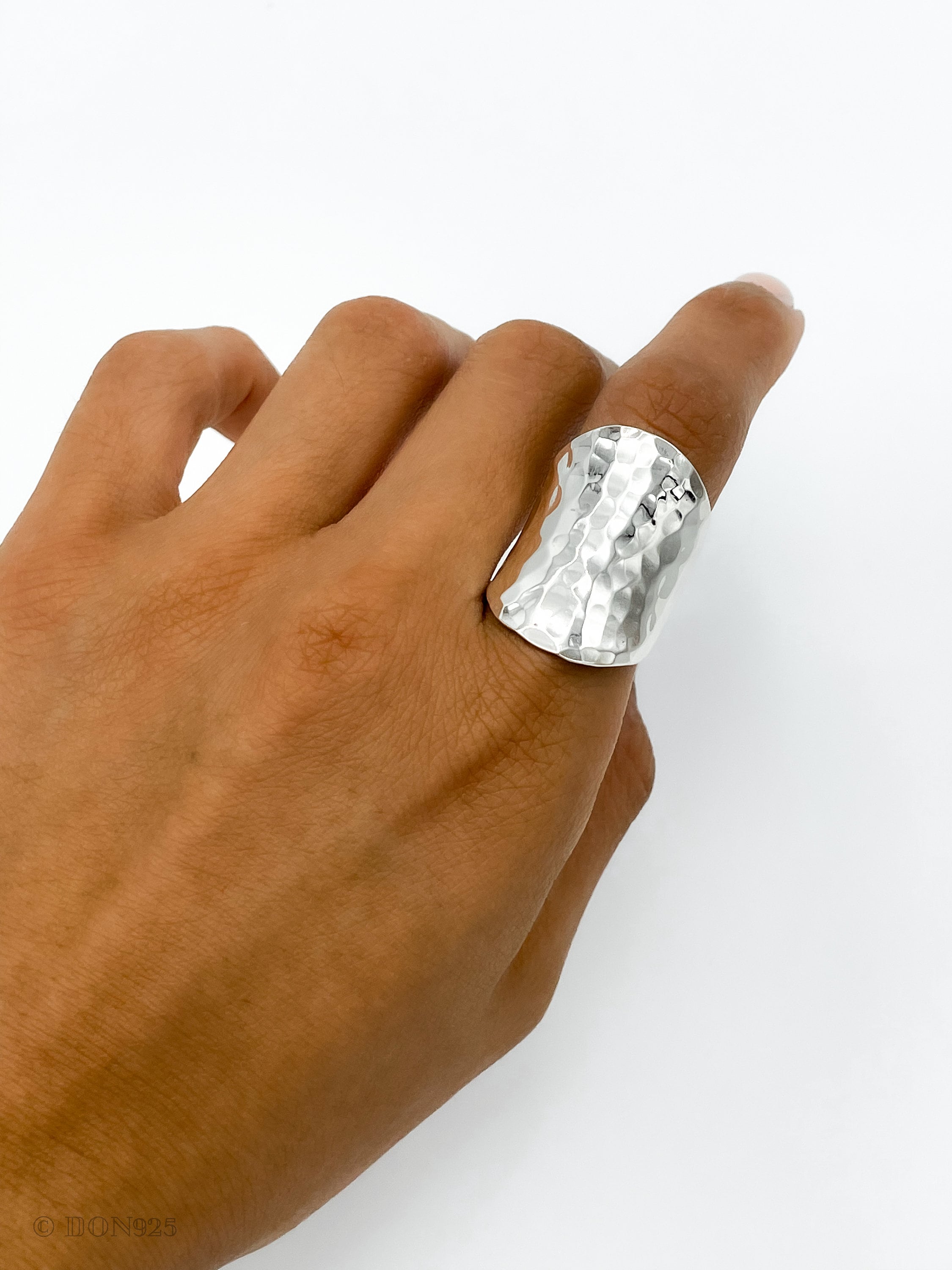 Sterling Silver Saddle Ring: Modern Boho Design
