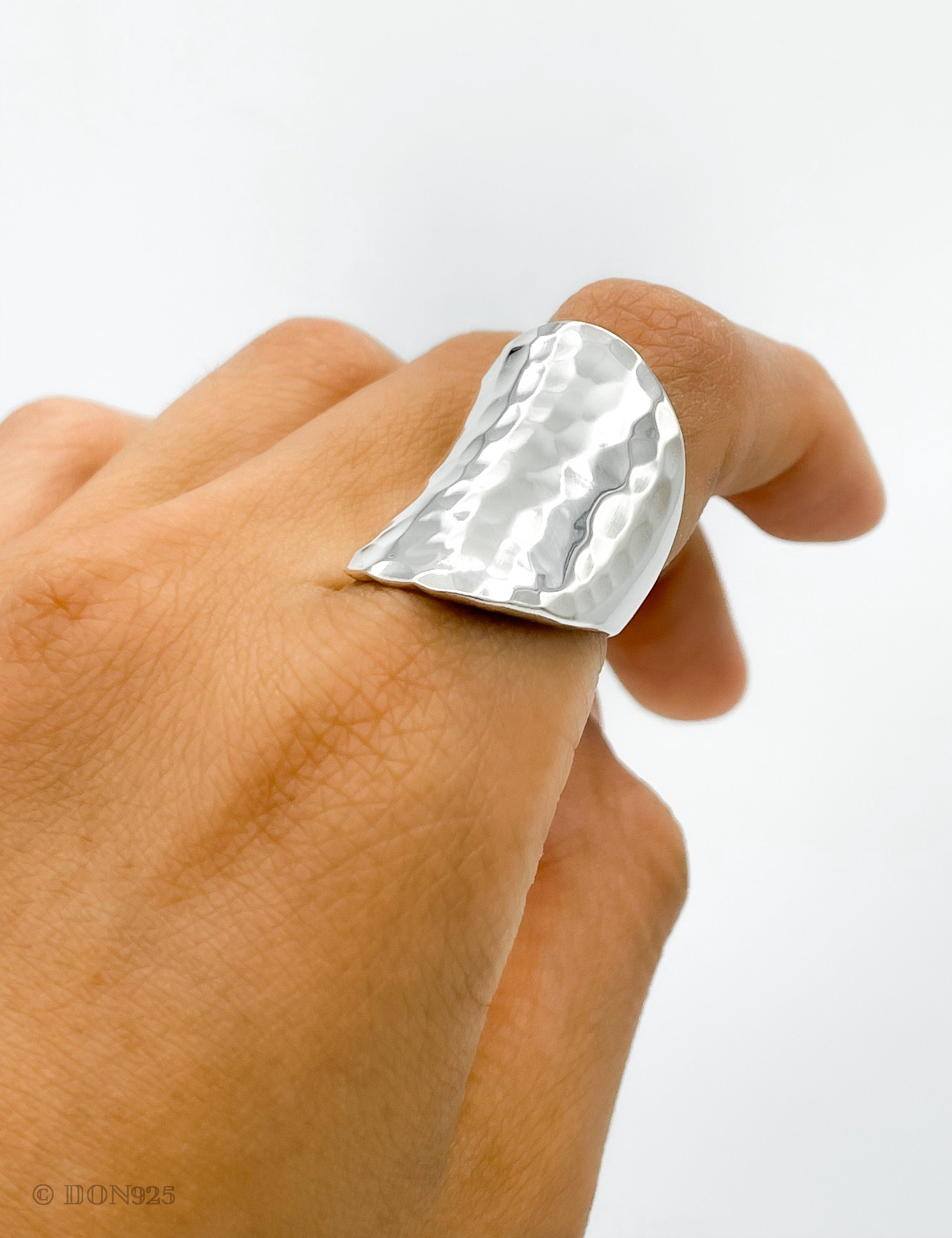 Sterling Silver Saddle Ring: Modern Boho Design