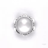 Wide Sterling Silver Studded Ring: Blackened Statement Band, Western Style Jewelry