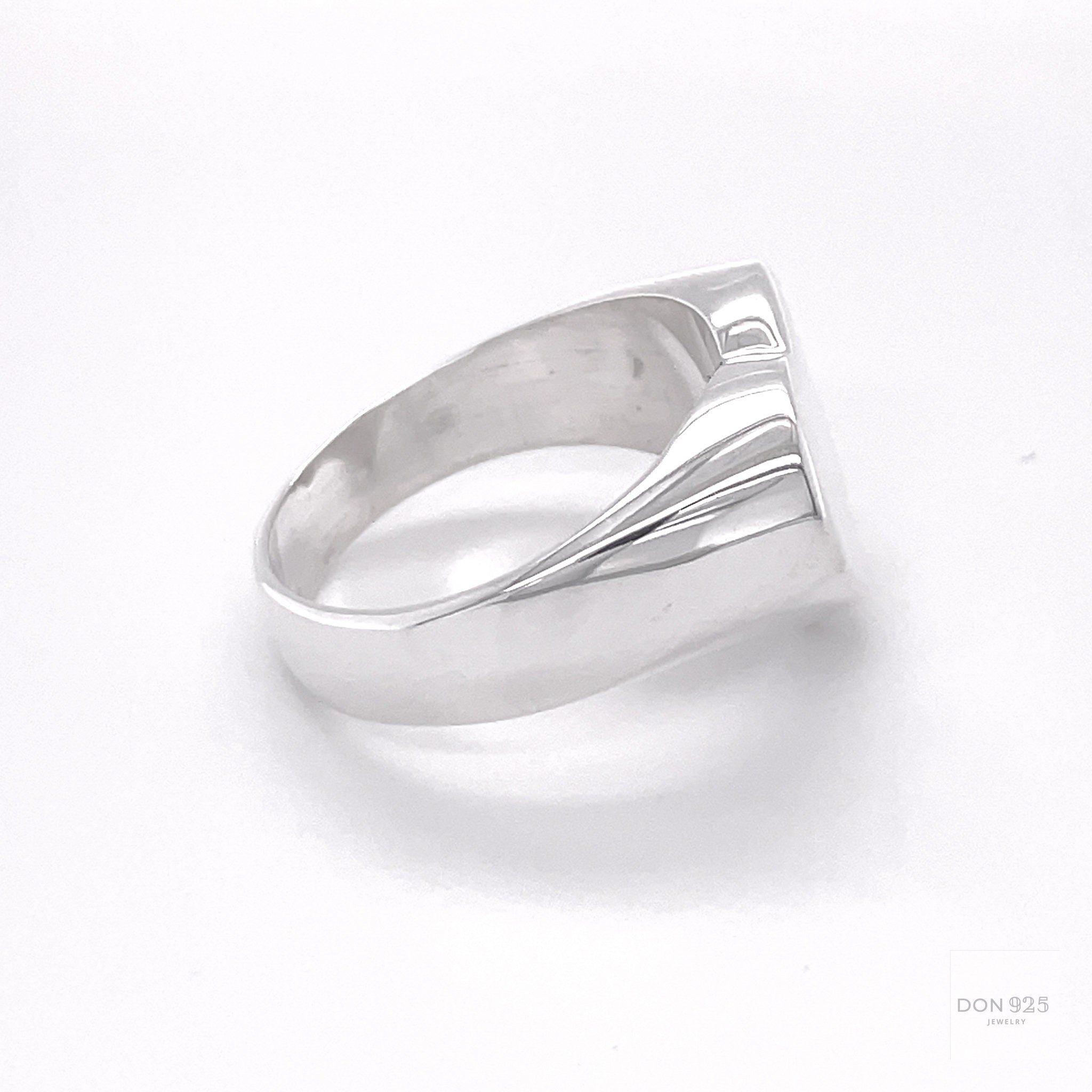 Sterling Silver Heart Signet Ring: Large Chunky Love Jewelry, Pinky Ring