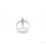 Sterling Silver Cross Signet Ring: Minimalist Faith Jewelry, Unisex