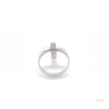Sterling Silver Cross Signet Ring: Minimalist Faith Jewelry, Unisex