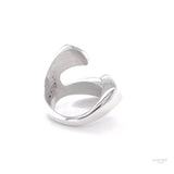 Sterling Silver Three Dots Ring: Geometric Modern Statement Design