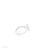 Sterling Silver Wave Ring: Midi Pinky, Dainty Beach Jewelry