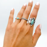 Sterling Silver Dot Ring: Dainty Minimalist Dome Stacking Band, Studded Jewelry