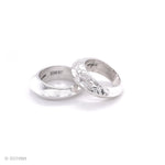 Solid Sterling Silver Heavy Dome Ring: Chunky Sculptural Geometric