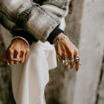 Sterling Silver Saddle Ring: Modern Boho Design