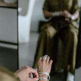 Sterling Silver 5mm Tube Slip-On Bangle Bracelet: Inclusive Sizes