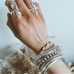Sterling Silver Ankh Cross Ring: Egyptian Religious Jewelry