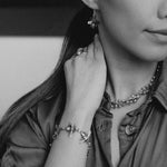 Sterling Silver Bee Dangle Earrings: Rustic Insect Jewelry