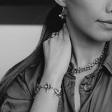 Sterling Silver Bee Dangle Earrings: Rustic Insect Jewelry