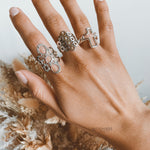 Sterling Silver Cutout Cross Ring: Lightweight, Religious Faith Jewelry