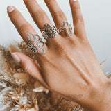 Sterling Silver Cutout Cross Ring: Lightweight, Religious Faith Jewelry