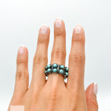 Sterling Silver Turquoise Ring: Boho Western Band