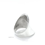 Sterling Silver Saddle Ring: Modern Boho Design