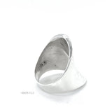 Sterling Silver Saddle Ring: Modern Boho Design