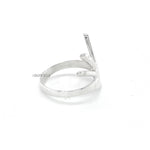 Sterling Silver Hug Ring: Hand-Shaped Statement Ring