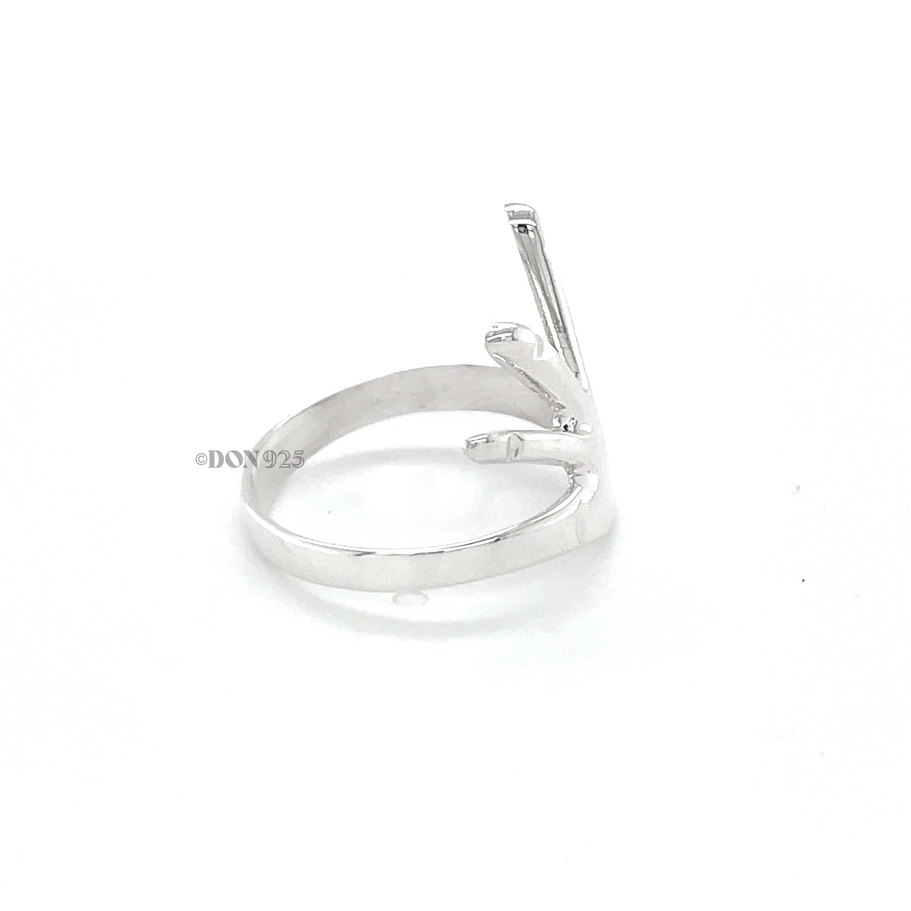 Sterling Silver Hug Ring: Hand-Shaped Statement Ring