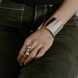 Sterling Silver Spheres Ring: Modern Geometric 925 Silver Balls