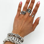 Sterling Silver Deer Skull Ring: Western Rustic Jewelry