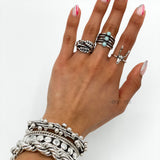 Sterling Silver Deer Skull Ring: Western Rustic Jewelry