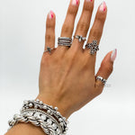 Sterling Silver Seahorse Ring: Dainty Ocean Jewelry