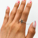 Sterling Silver Seahorse Ring: Dainty Ocean Jewelry