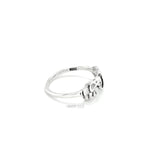 Sterling Silver Kissing Elephants Ring: Lucky Animal Jewelry