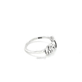 Sterling Silver Kissing Elephants Ring: Lucky Animal Jewelry