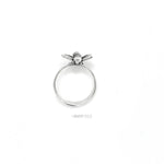Sterling Silver Honey Bee Ring: Dainty Insect Jewelry