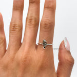 Sterling Silver Seahorse Ring: Dainty Ocean Jewelry