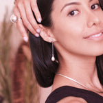 Sterling Silver Big Ball Adjustable Ring