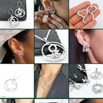 Large Sterling Silver Shell Drop Earrings: Beach Jewelry