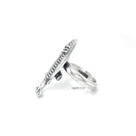 Sterling Silver Sardine Ring: Adjustable Nautical Fish Jewelry