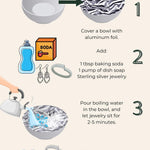 Jewelry Polishing Cloth: Anti Tarnish Silver Care