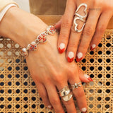 Sterling Silver Heart Wrap Ring: Modern Full Finger Jewelry