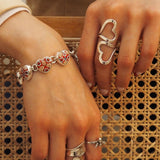 Sterling Silver Heart Wrap Ring: Modern Full Finger Jewelry
